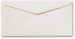 Umschlag Fiore 11 x 22 cm Creme