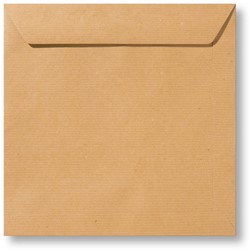 Umschlag Kraft 22 x 22 cm Braun