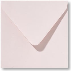 Umschlag Roma 14 x 14 cm Blush - Taupe