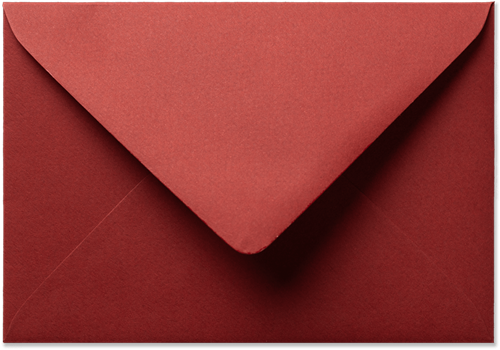 Umschlag Vintage 11 x 15,6 cm Bordeaux