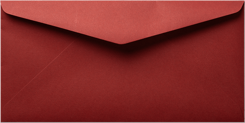 Umschlag Vintage 11 x 22 cm Bordeaux