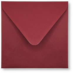 Envelop 14 x 14 cm Kerstrood
