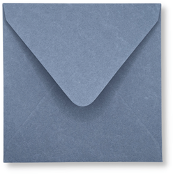 Envelop 14 x 14 cm Blauwgrijs