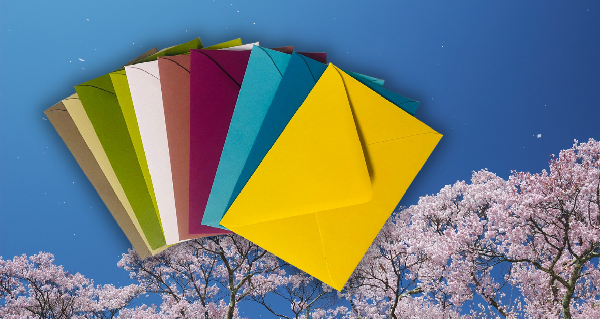 Seasons Briefumschläge | Umschläge in den Farben der Jahreszeiten