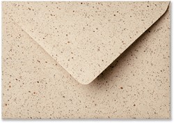 Umschlag Zirkular 12,5 x 17,6 cm Kakao