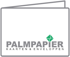 Kaart dubbel liggend voorbeeld