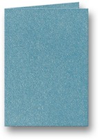 Doppelkarte Metallic Hochformat