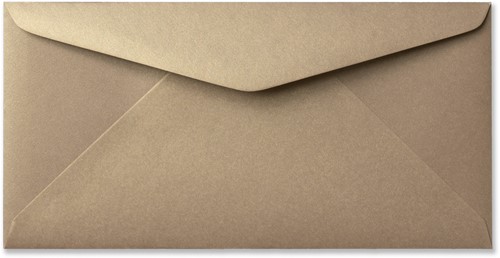 Umschlag Metallic 11 x 22 cm Champagne