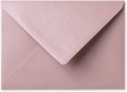 Umschlag Metallic 12 x 18 cm Rose