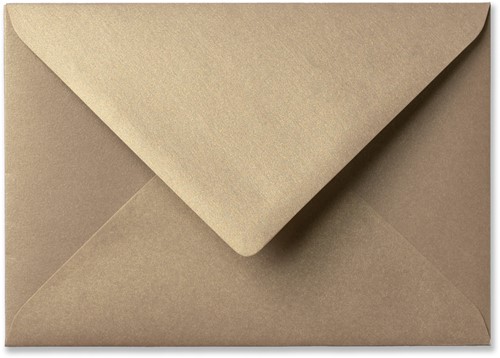 Umschlag Metallic 12,5 x 17,6 cm Champagne
