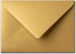 Umschlag Metallic 11 x 15,6 cm Gold Rush