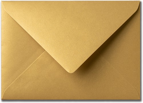 Umschlag Metallic 11 x 15,6 cm Gold Rush