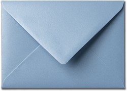 Umschlag Metallic 12 x 18 cm Ice Blue
