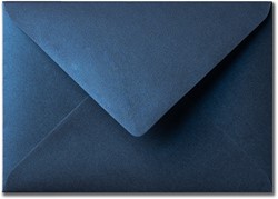 Umschlag Metallic 11 x 15,6 cm Midnight Blue