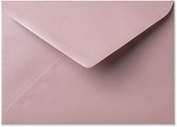 Umschlag Metallic 15,6 x 22 cm Rose
