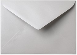 Umschlag Metallic 15,6 x 22 cm Platinum