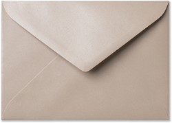 Umschlag Metallic 15,6 x 22 cm Sand