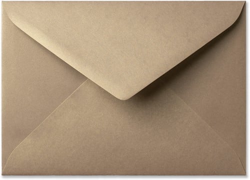 Umschlag Metallic 15,6 x 22 cm Champagne