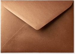 Umschlag Metallic 15,6 x 22 cm Bronze