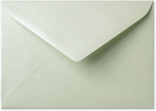 Umschlag Metallic 15,6 x 22 cm Mint