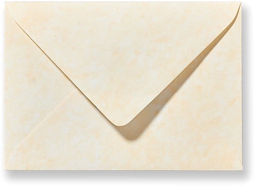 Envelop 11 x 15,6 cm Marmer Geel
