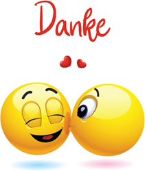 Aufkleber Danke 013