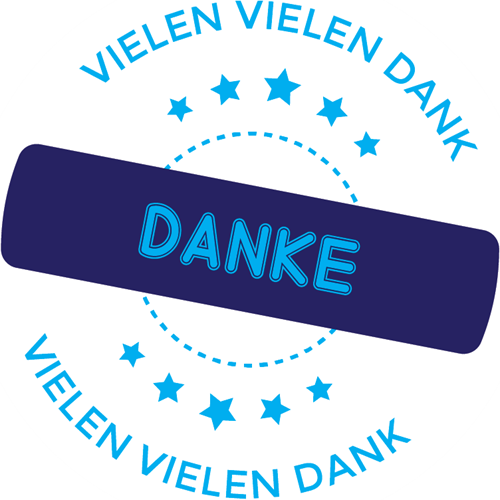 Aufkleber Danke 017