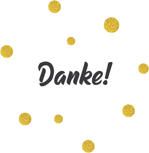Aufkleber Danke 001